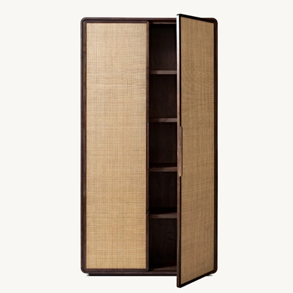 American style retro simple bedroom wardrobe