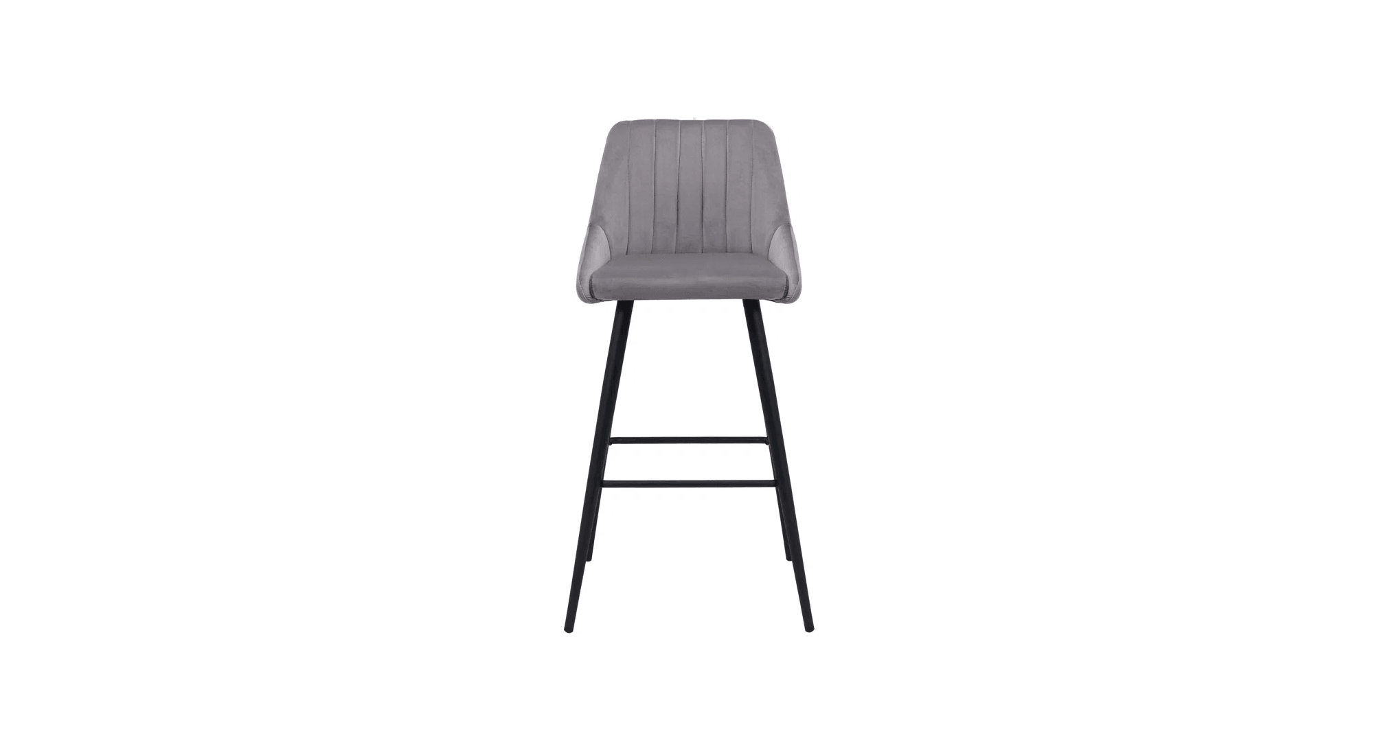 DAULTON COUNTER STOOL GREY SET OF 2 - Ouch Cart 