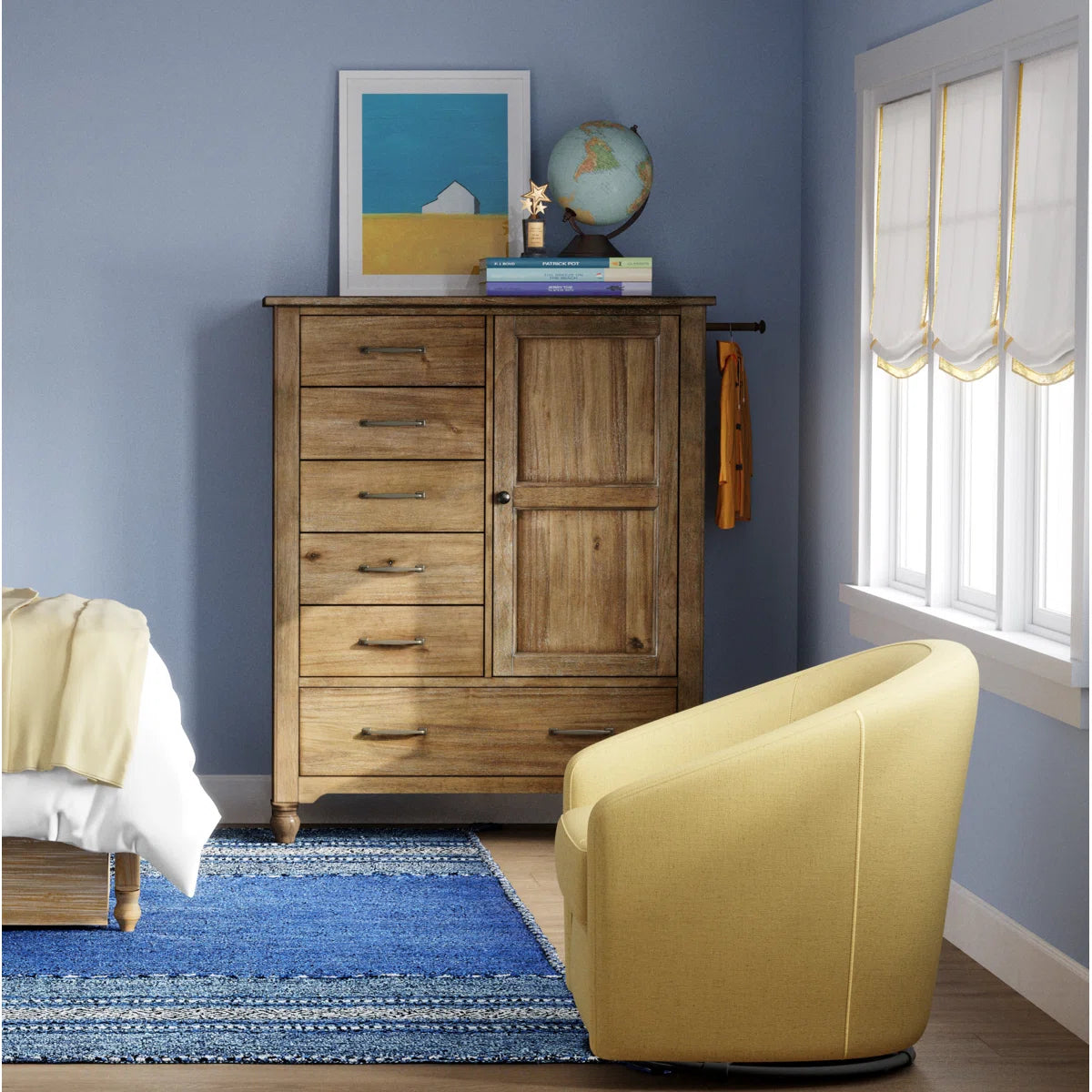 Edan Solid Wood Armoire