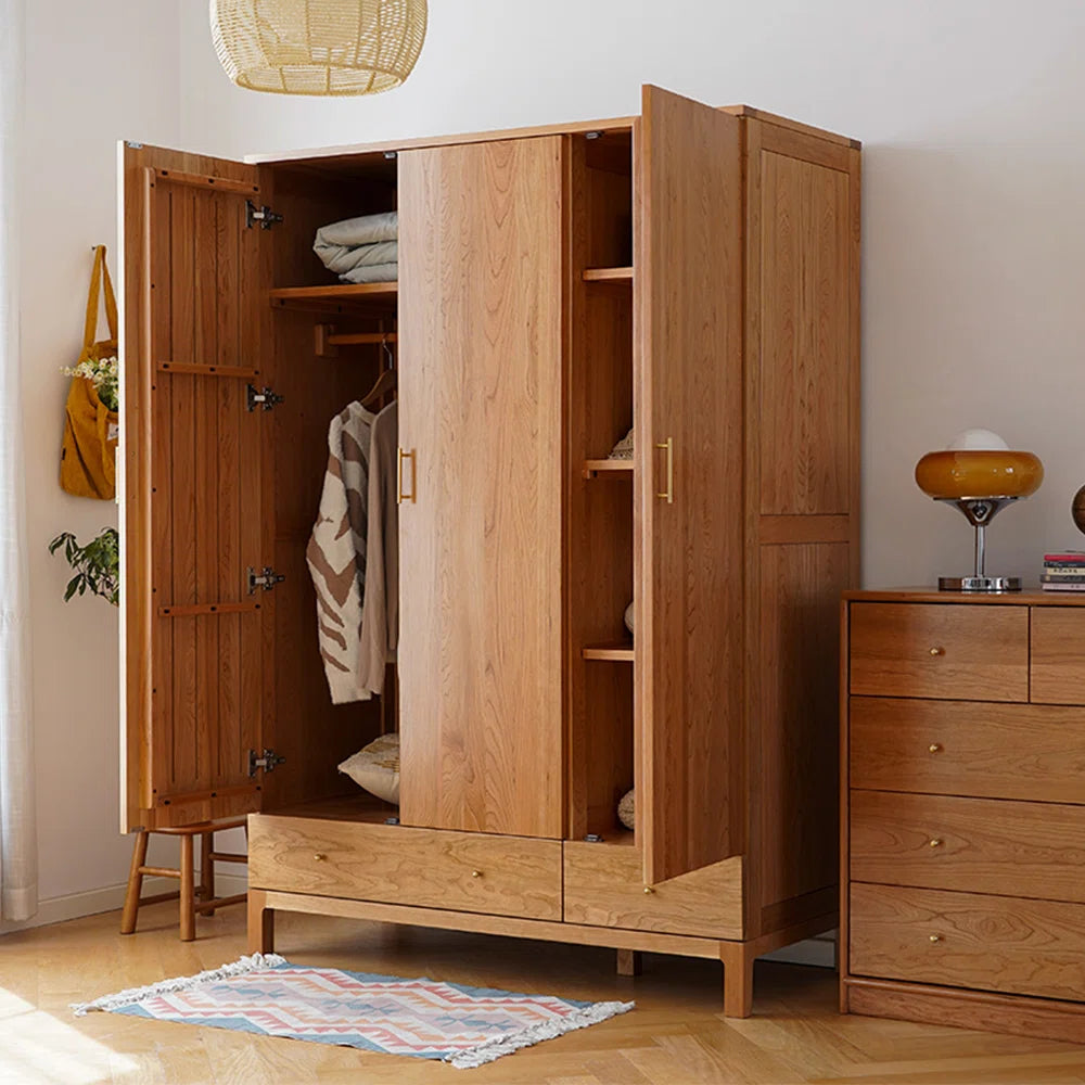 European style light luxury retro wardrobe