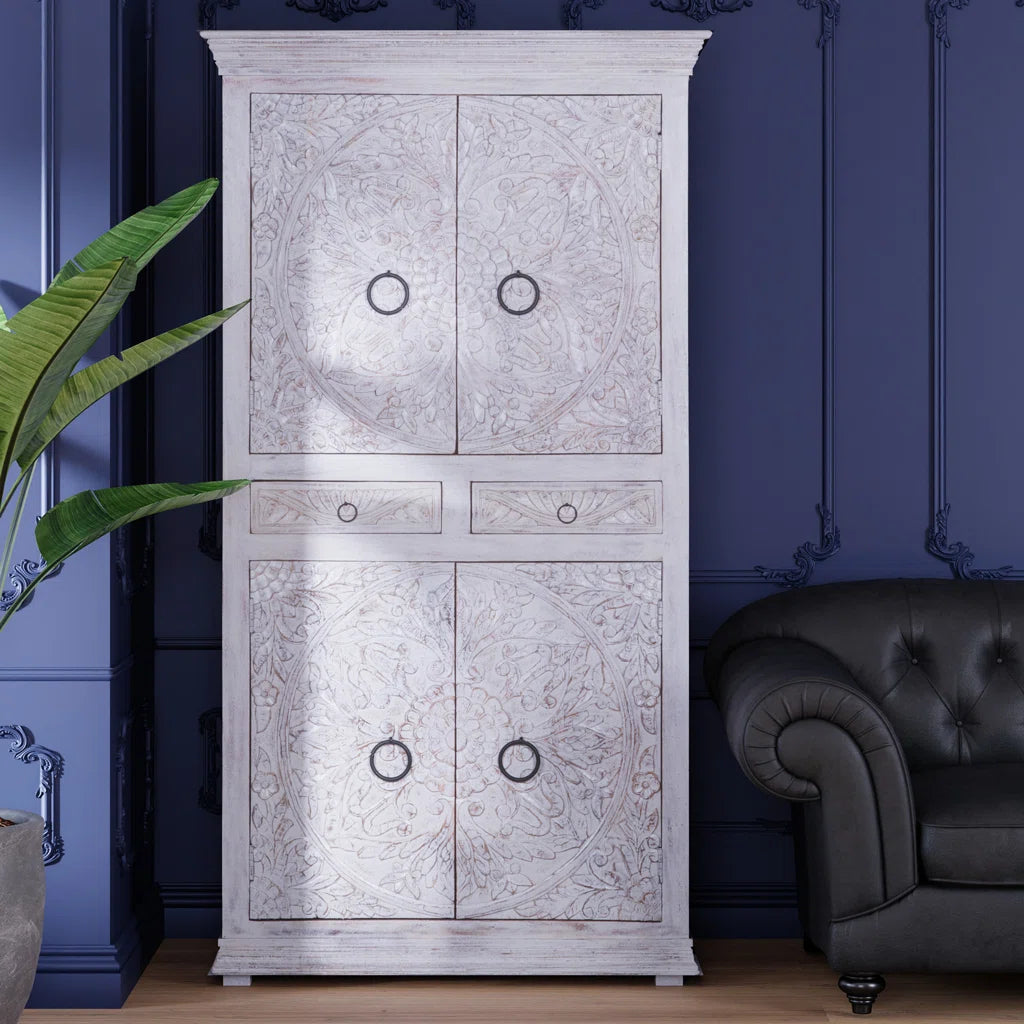 Lancey Solid Wood Armoire
