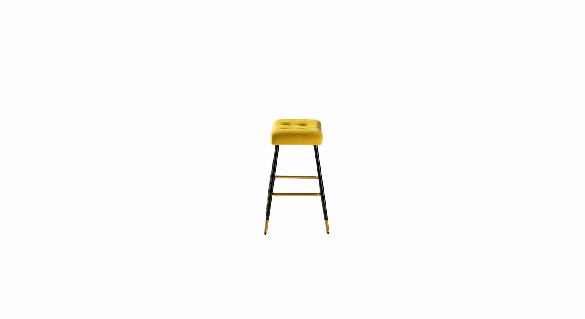 JULIO COUNTER STOOL YELLOW - Ouch Cart 