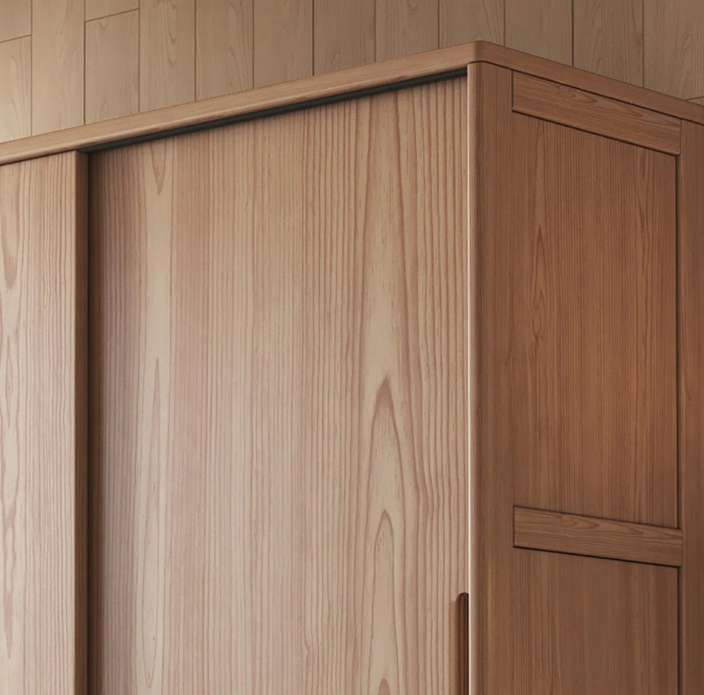 Creative Solid Wood Wardrobe