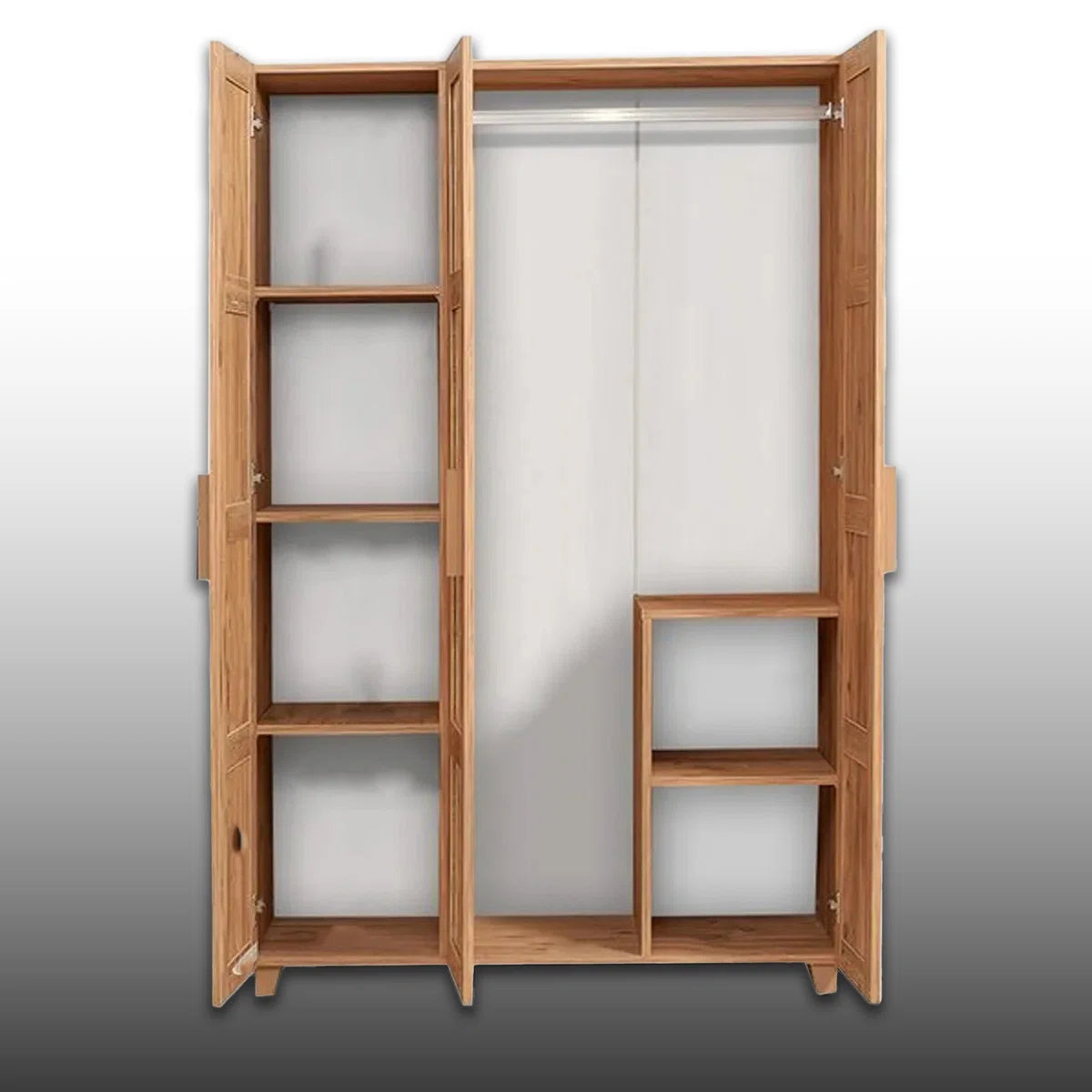 Freestanding Armoire Wardrobe With Edge Banding