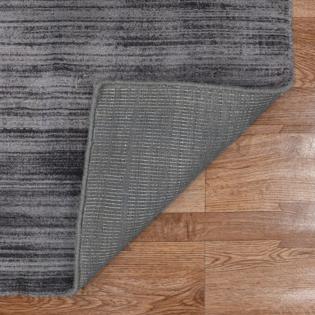 Affinity Solid Pattern Hand Woven  Rectangle Anti-Skid Designer Carpet, Prayer Rug For Office Cabins, Small Living Spaces - 2'x3'