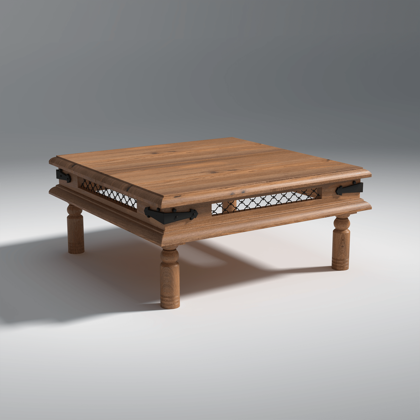 Roastroot Sheesham Wood Coffee Table In Light honey