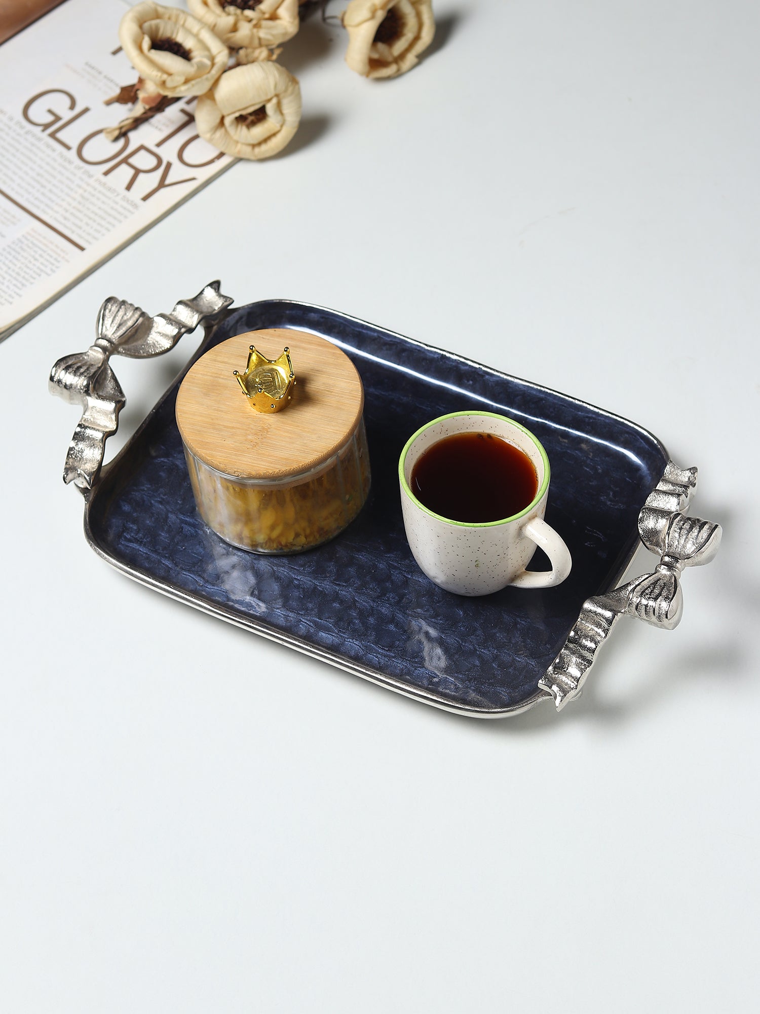 Dravelion Blue Pearl Small Tray - OUCHCART