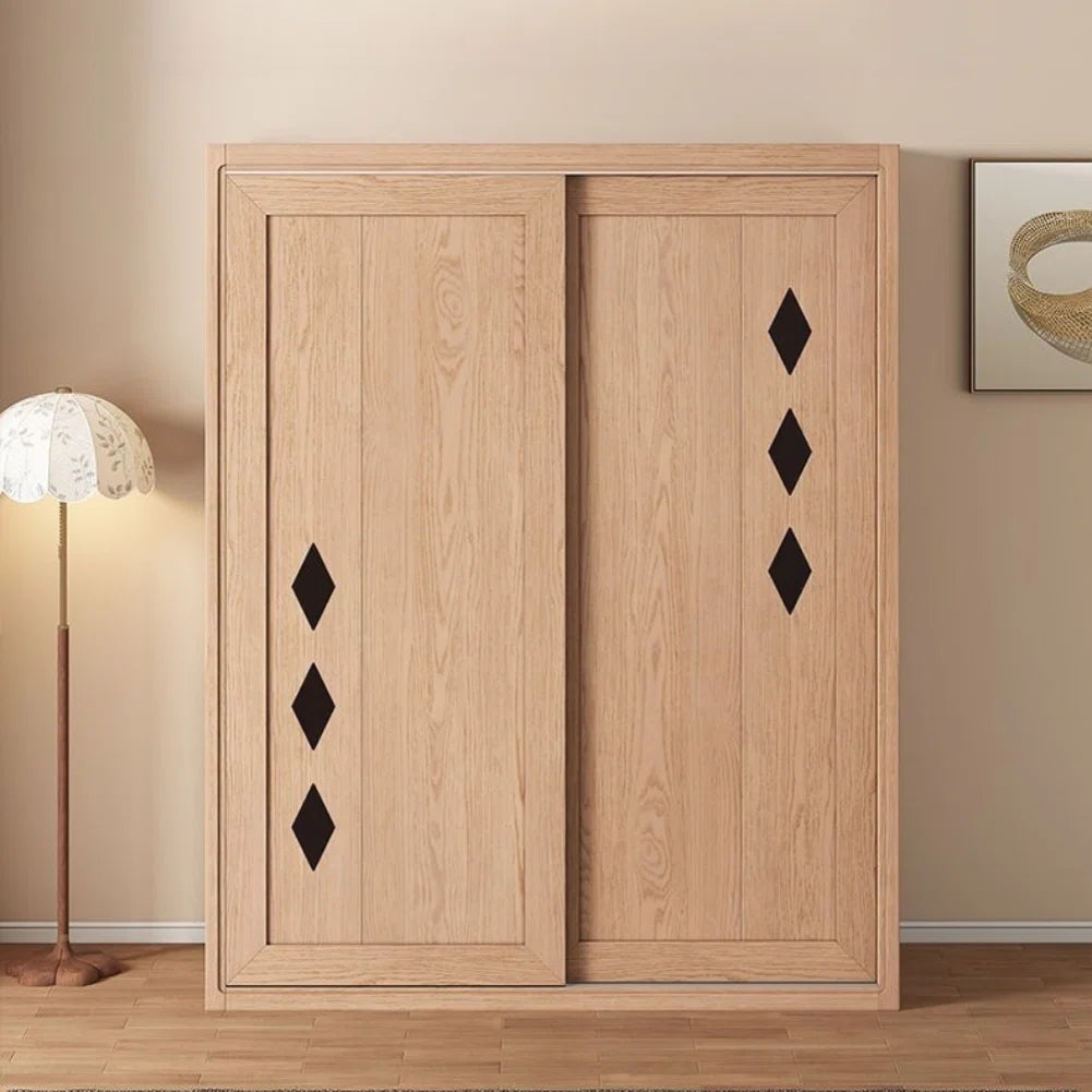 Simple and Classic Burlywood Wardrobe