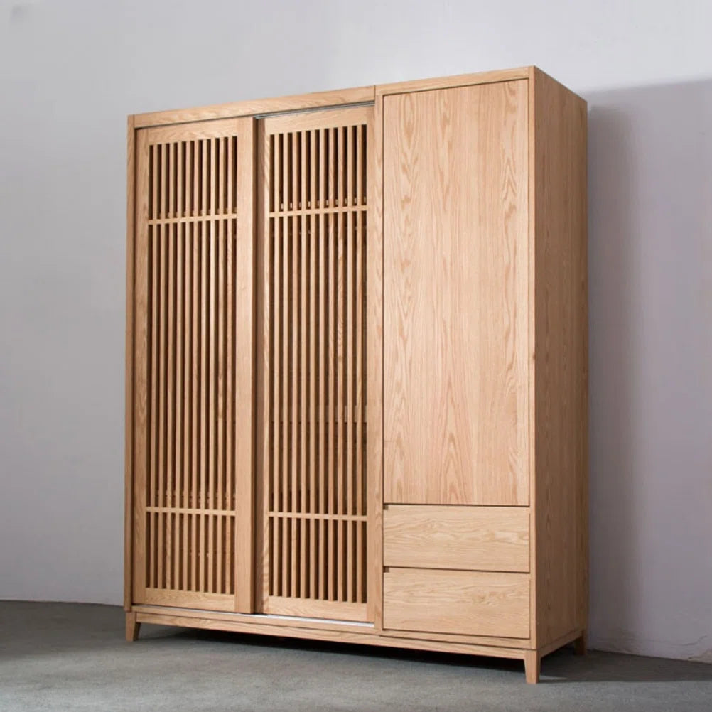 Creative Solid Wood Wardrobe