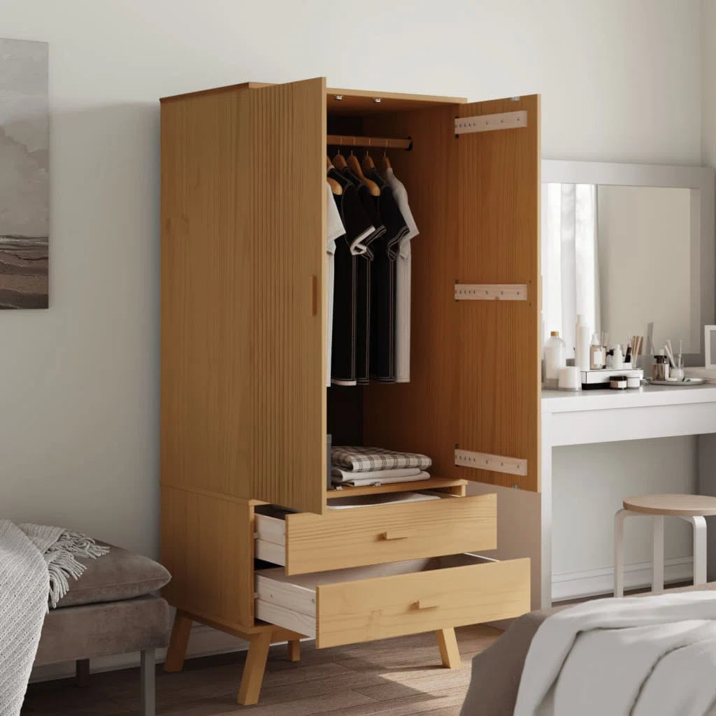 Pine Wood Armoire
