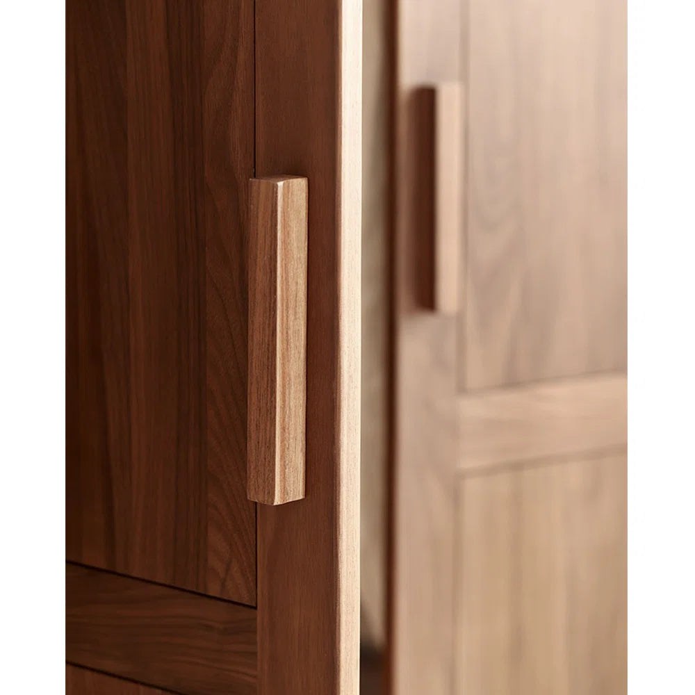 Chinese style retro simple bedroom wardrobe