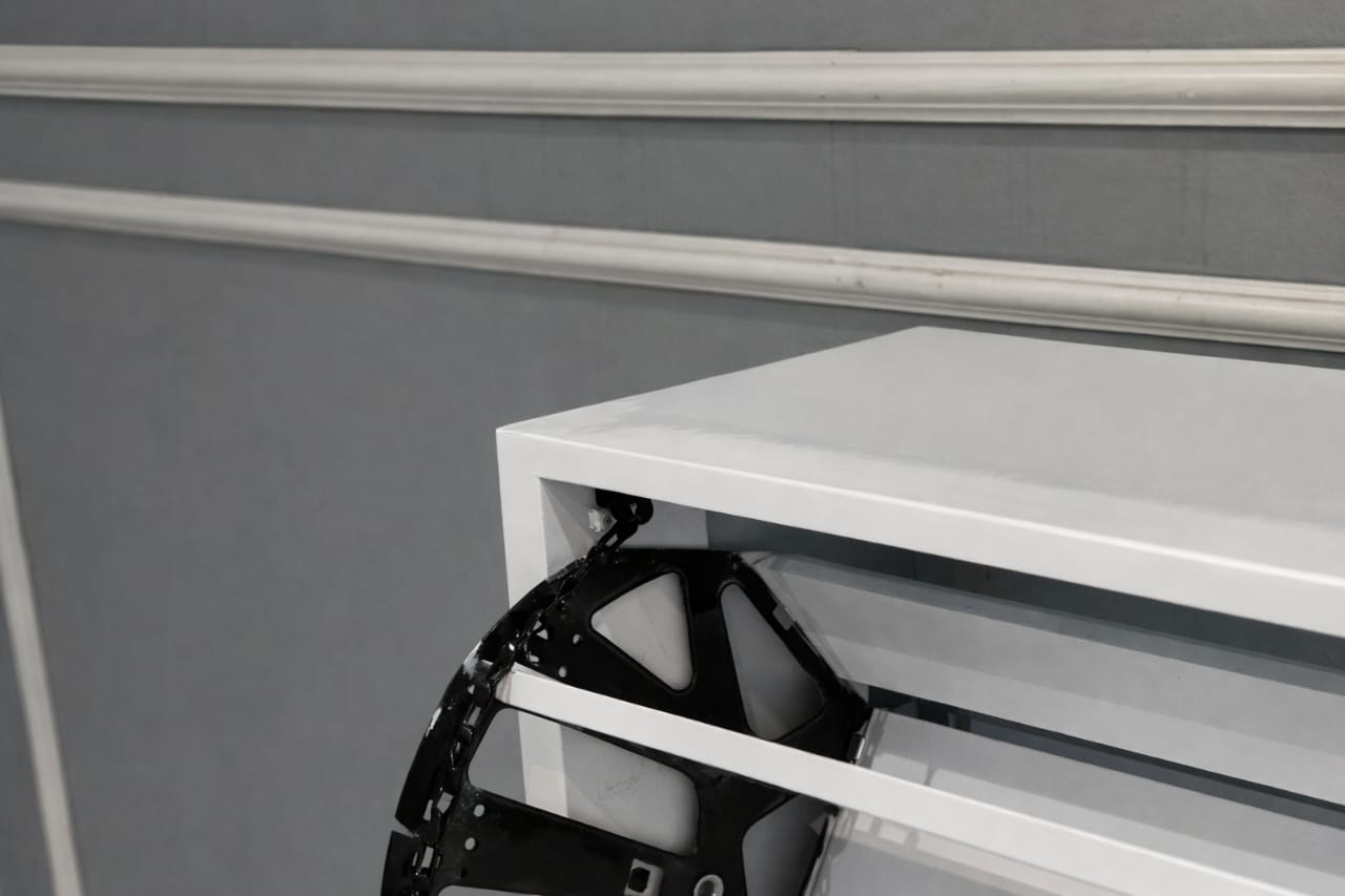 Free Standing Shoe Organizer with 3 Flip Drawers and Side Cabinet