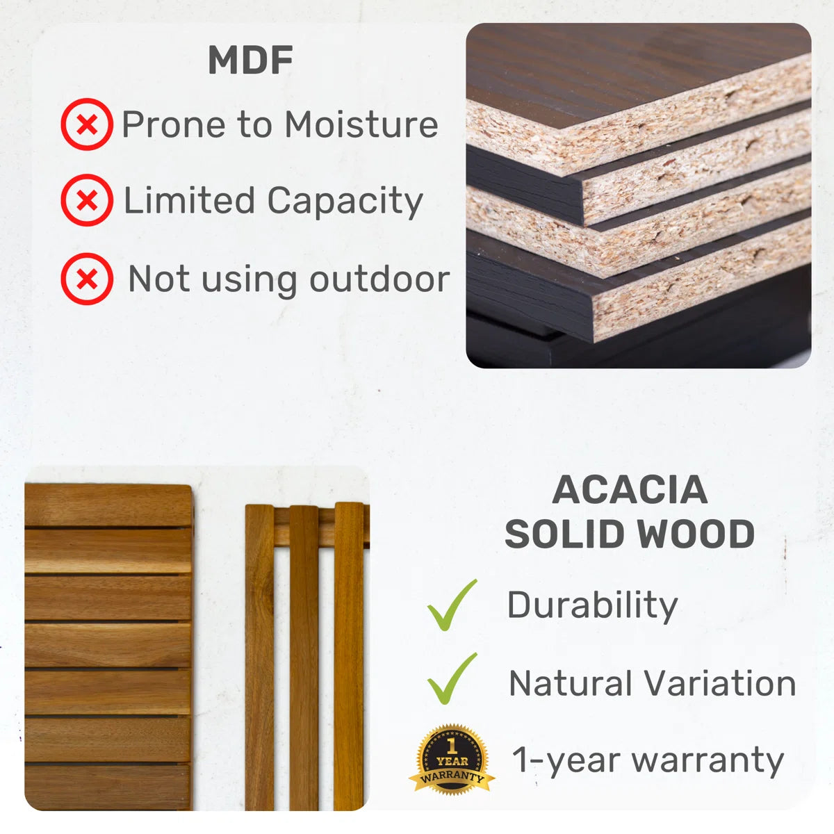 Solid Wood Shoe Rack