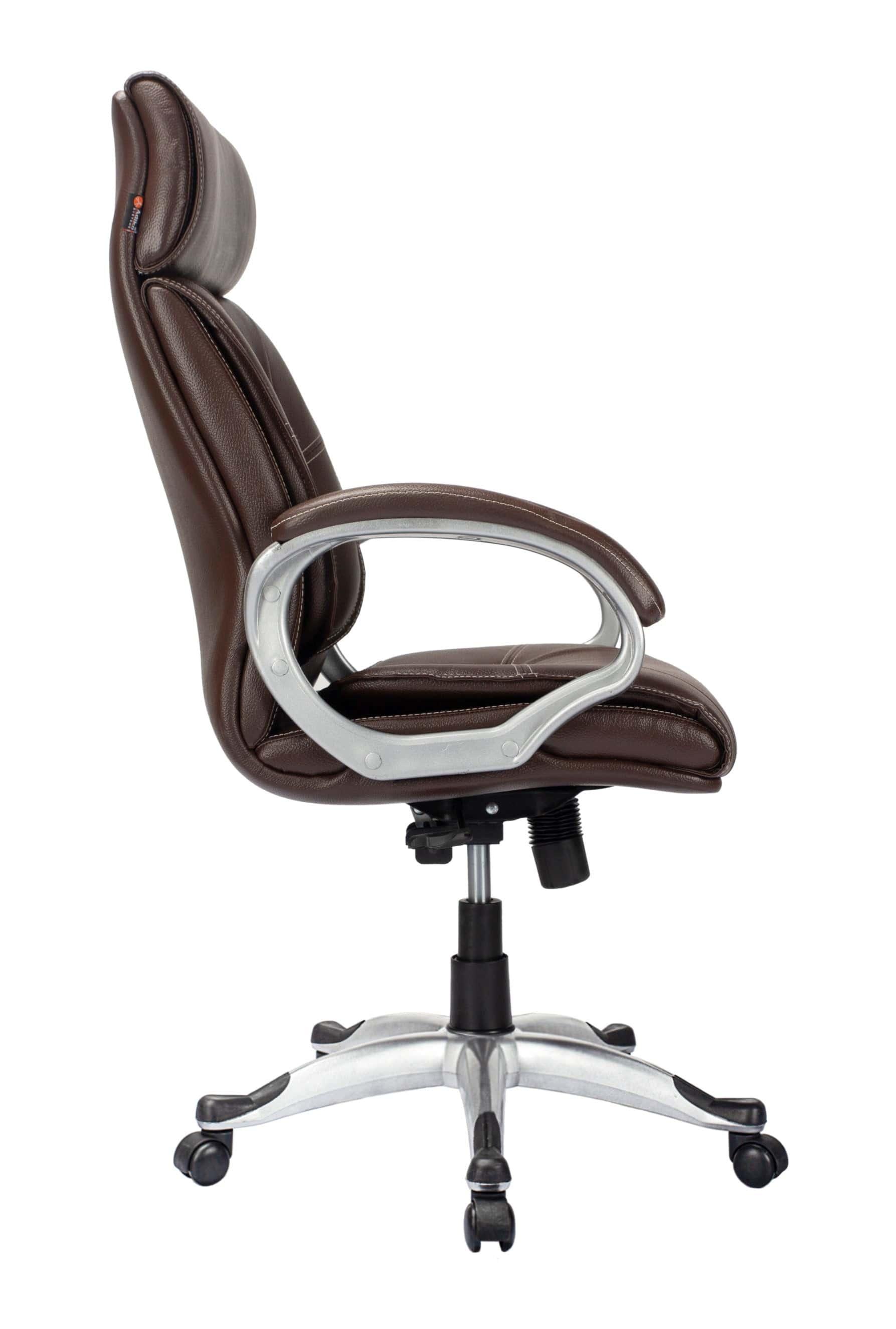 Adiko High Back Exceutive Chair in Brown