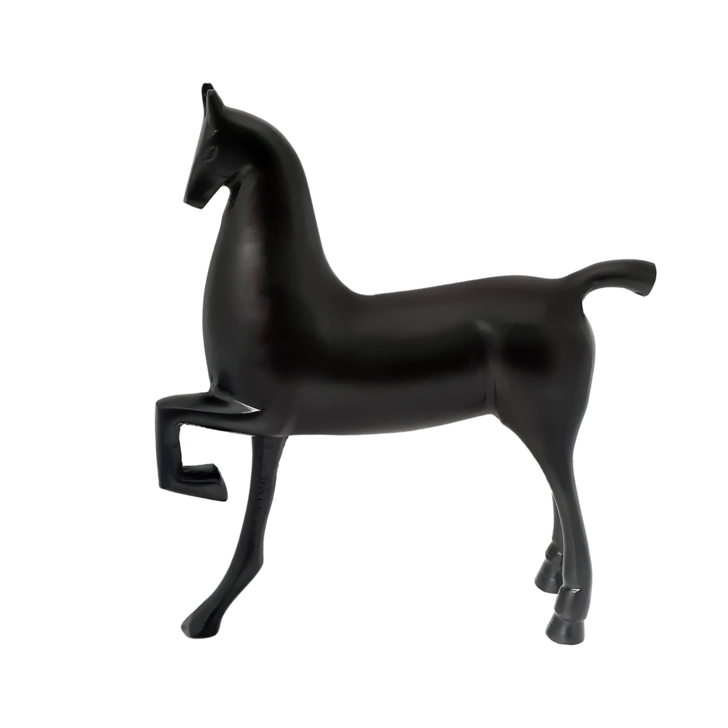 Enigmatic Equine Sculpture Black - Ouch Cart 