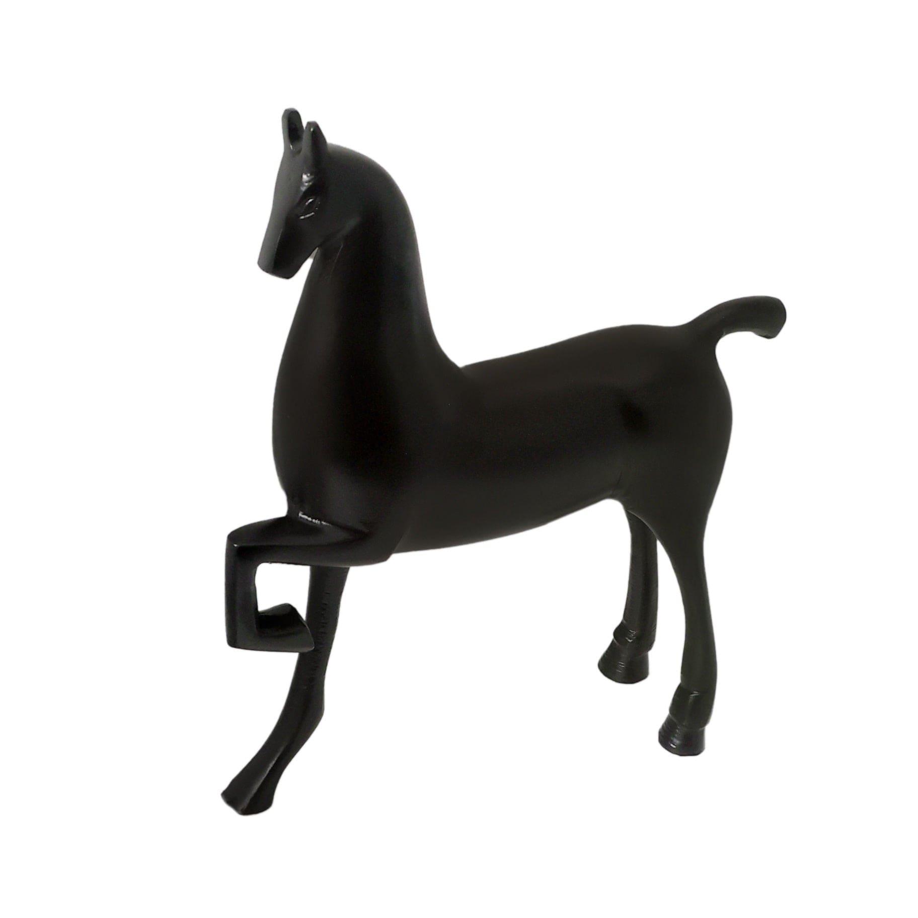 Enigmatic Equine Sculpture Black - Ouch Cart 