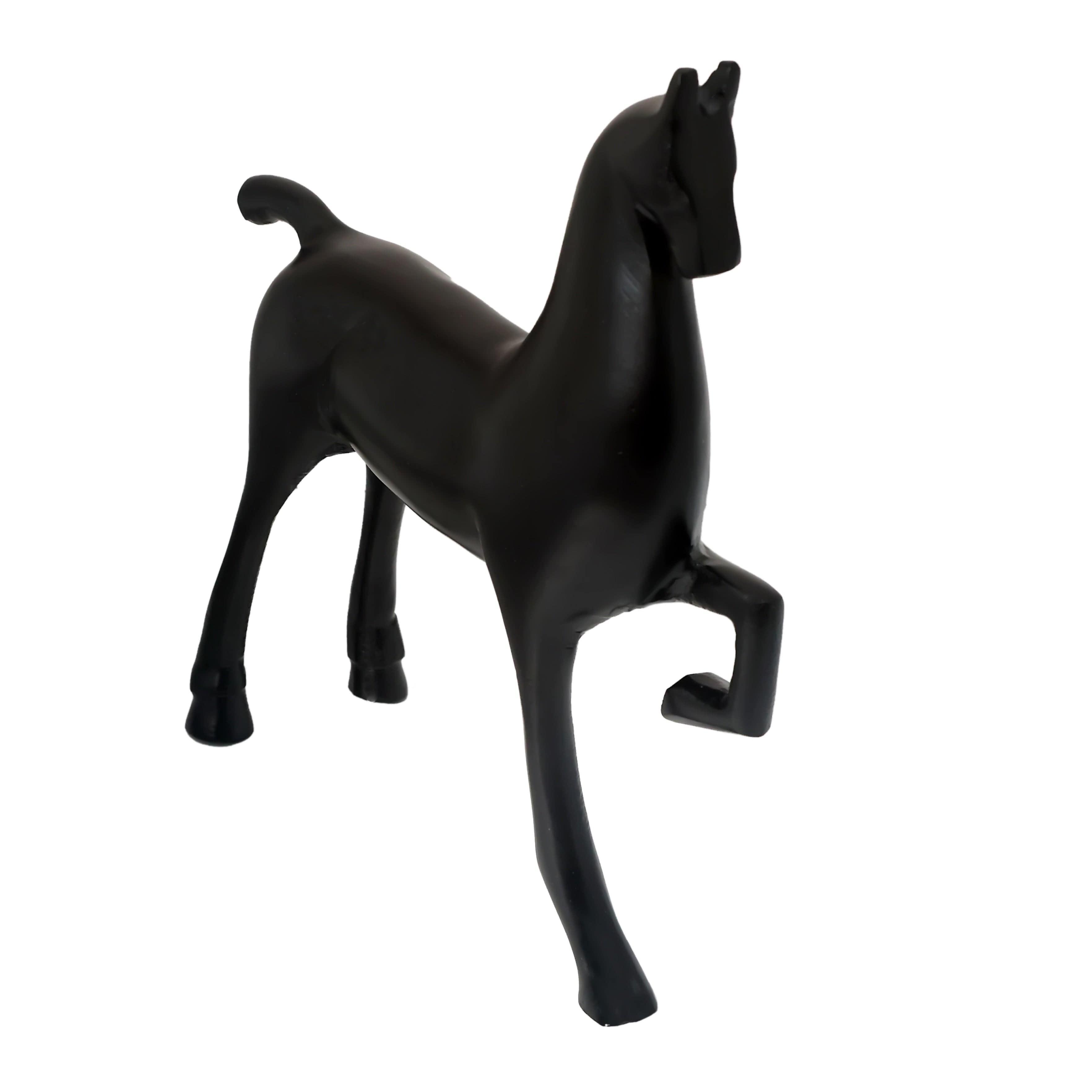 Enigmatic Equine Sculpture Black - Ouch Cart 