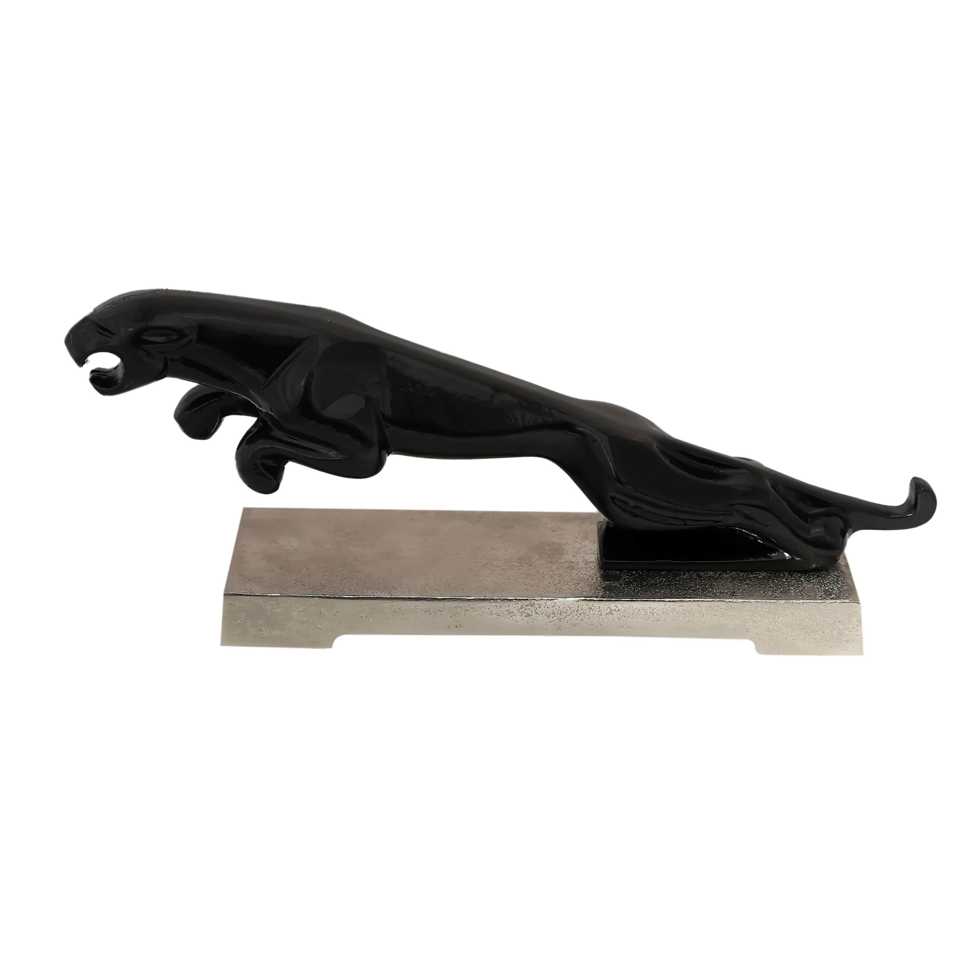 The panther's leap on Silver base - Ouch Cart 