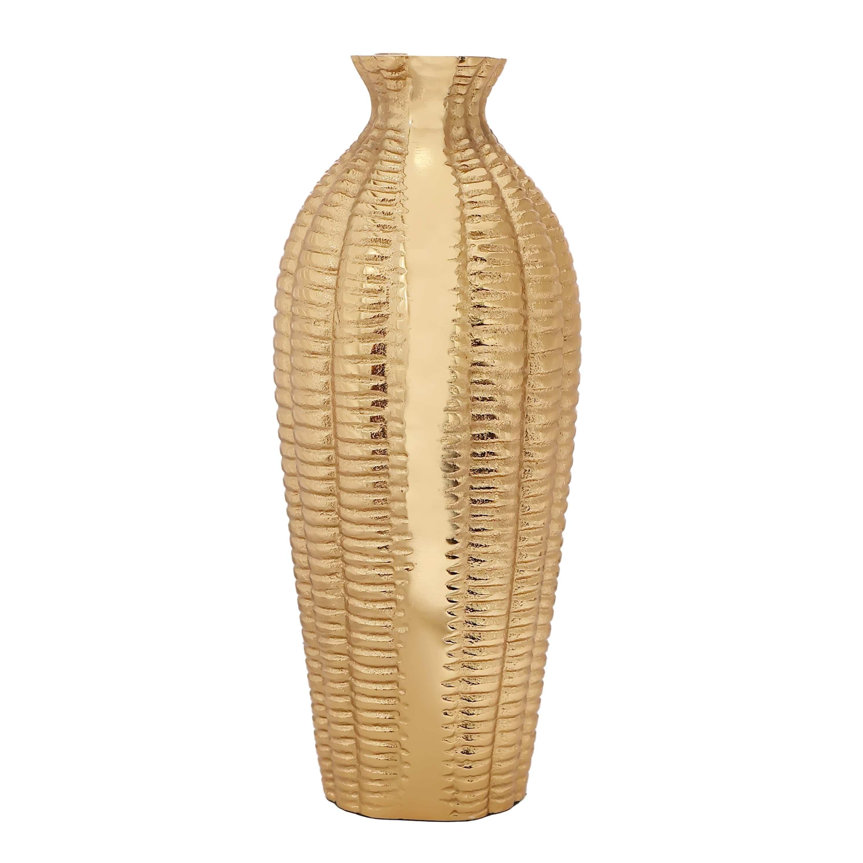 Serene Metallica Vase Gold - Ouch Cart 