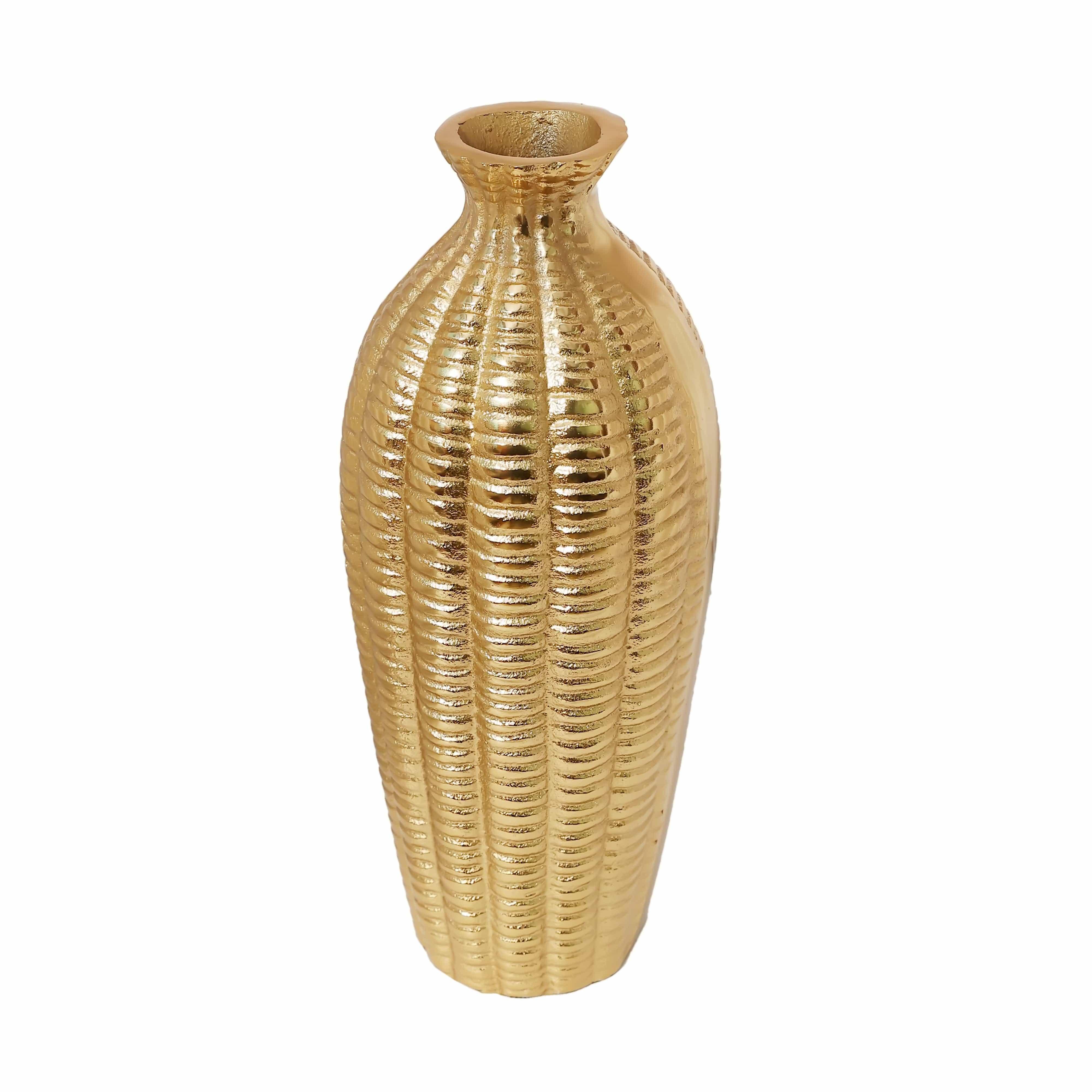 Serene Metallica Vase Gold - Ouch Cart 