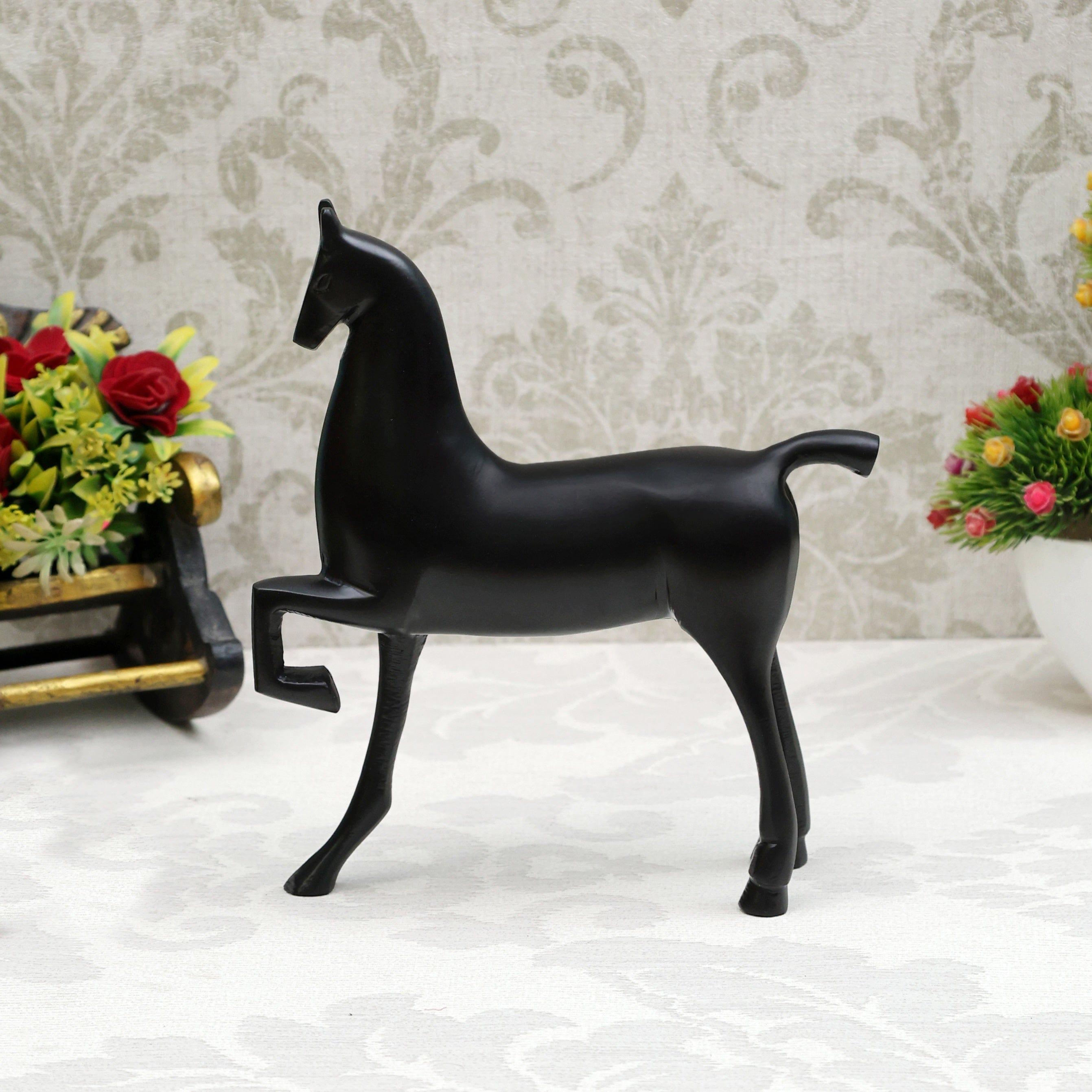 Enigmatic Equine Sculpture Black - Ouch Cart 