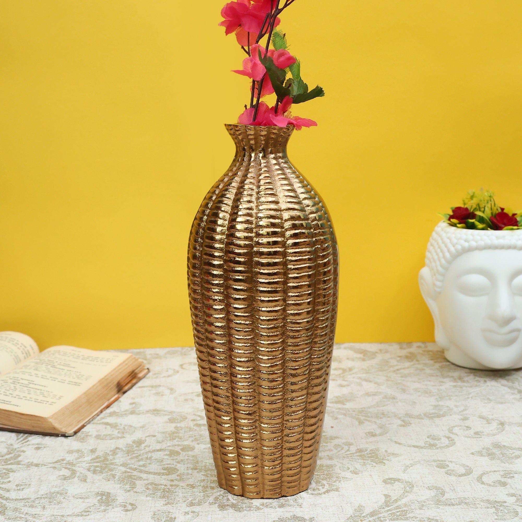 Serene Metallica Vase Gold - Ouch Cart 