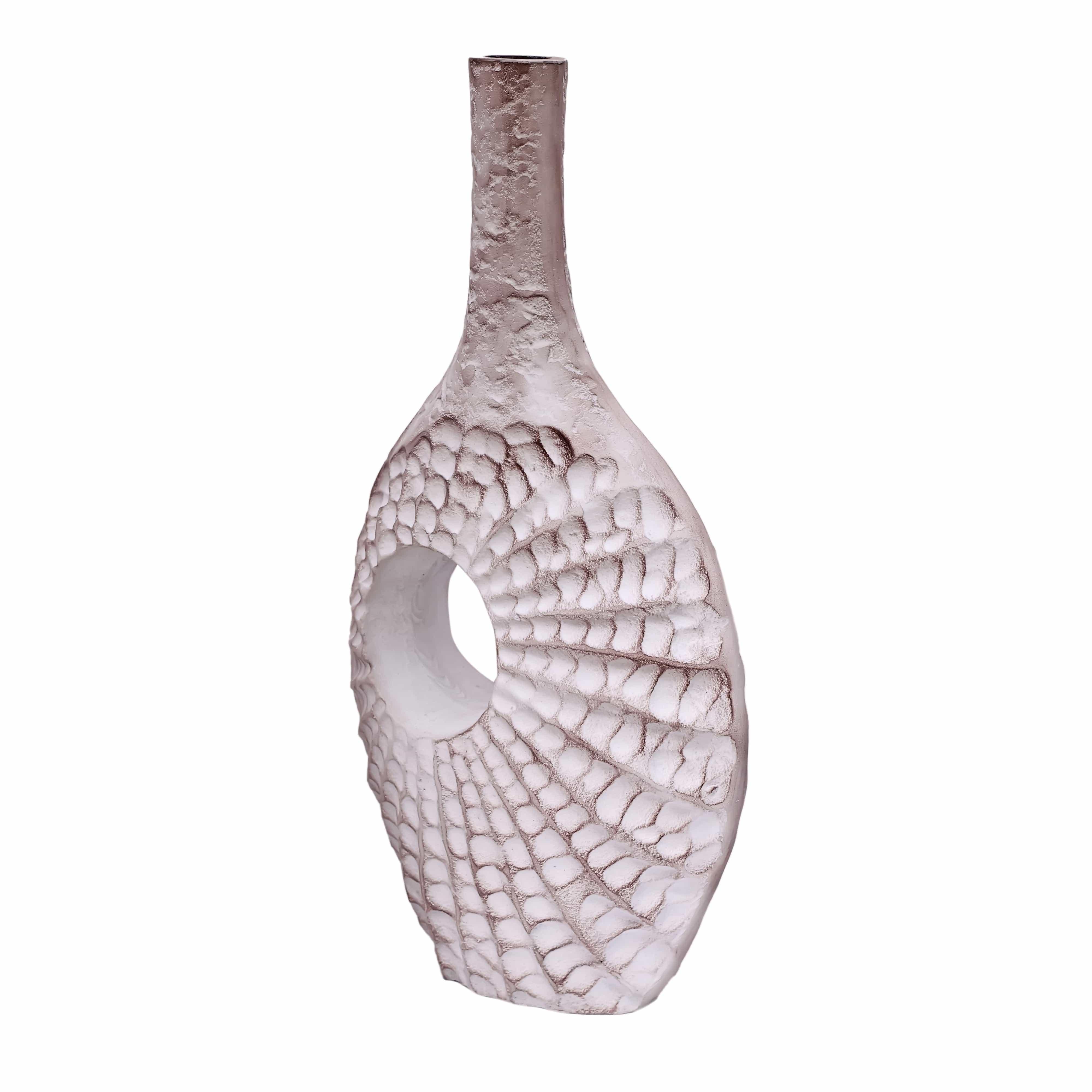 Seashell Serenity Vase - Dirty Pink Large - Ouch Cart 