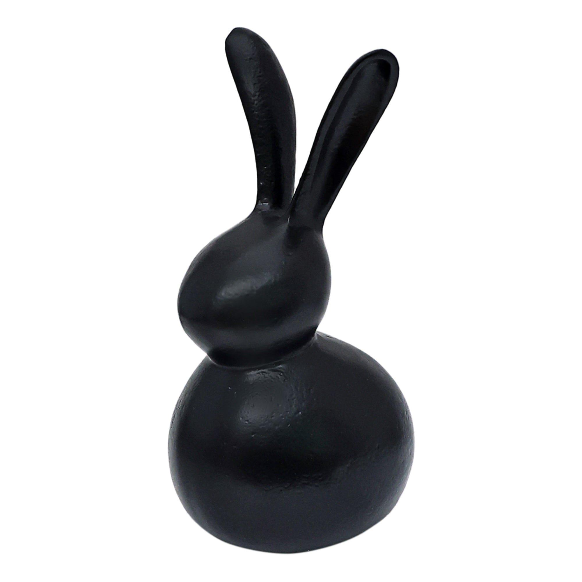 Abstract Hare Sculpture Black - Ouch Cart 