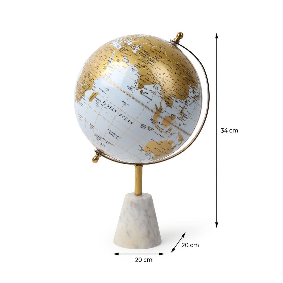 Aerion Marble Globe