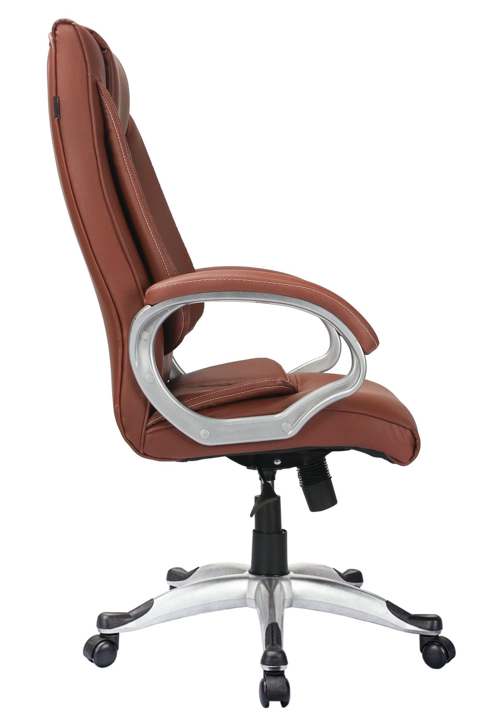 Adiko High Back Executive Chair in TAN - Ouch Cart 