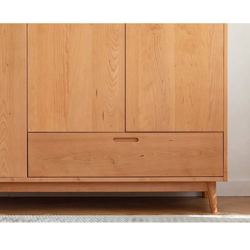 European style simple retro bedroom wardrobe