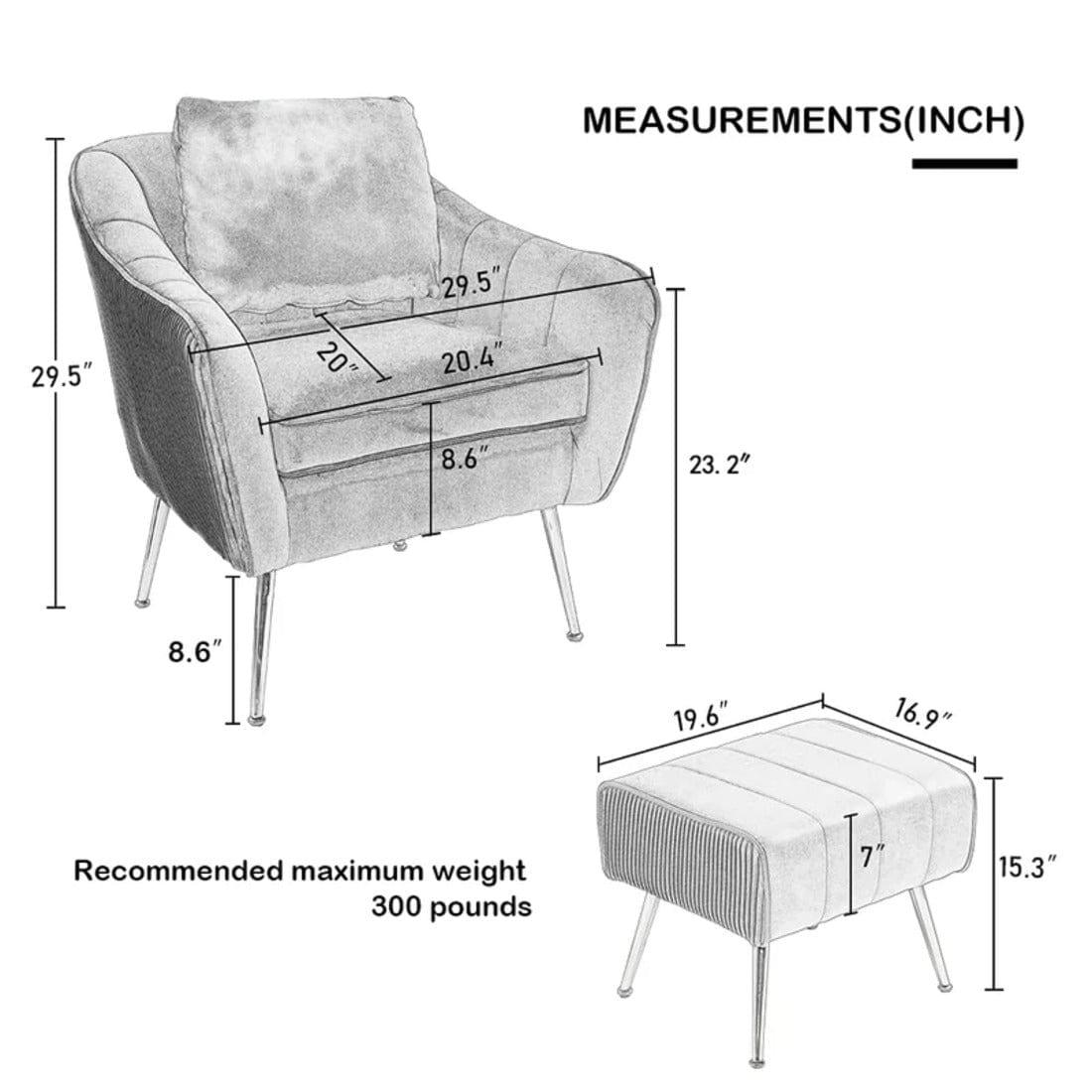 greggs accent chair - Ouch Cart 