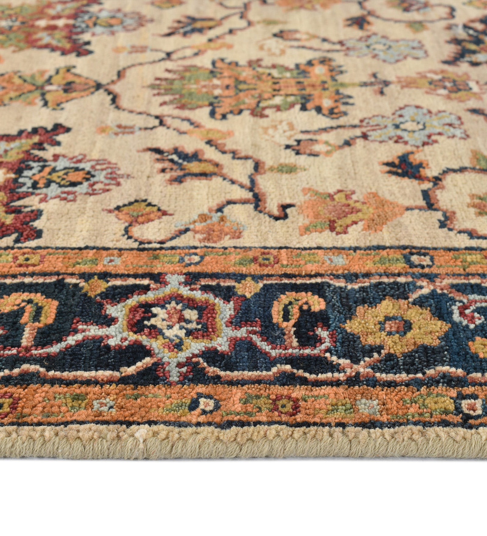 Heritage Classic Pattern Hand Knotted  Rectangle Anti-Skid Designer Carpet, Area Rug For Bed Room, Living Room - 2.6"X10'