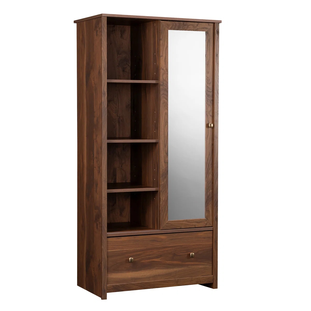 Fravel Wardrobe Cabinet In Sindoori Mango