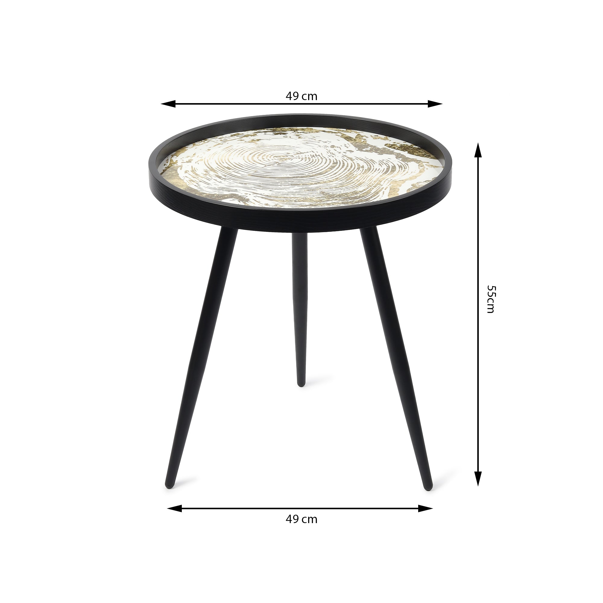 Oakveil Black Table  Large