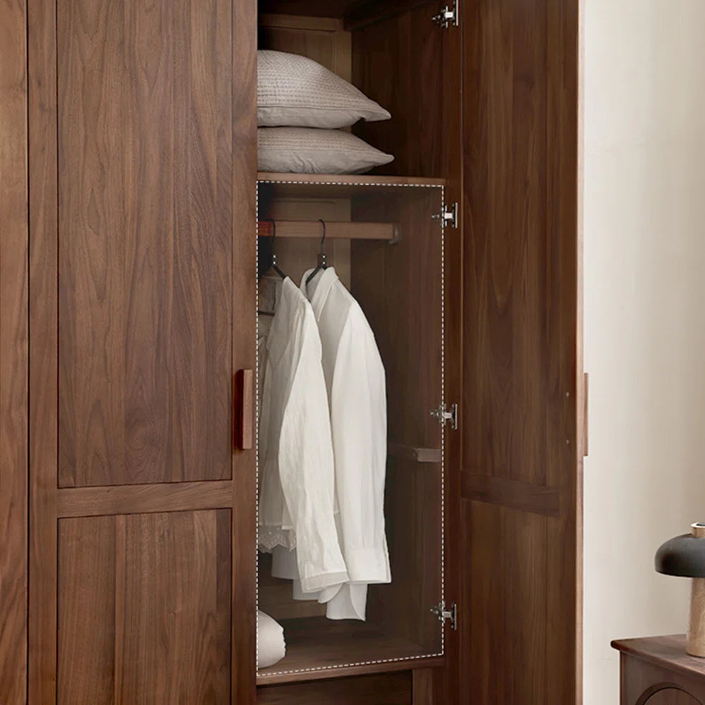 Chinese style retro simple bedroom wardrobe