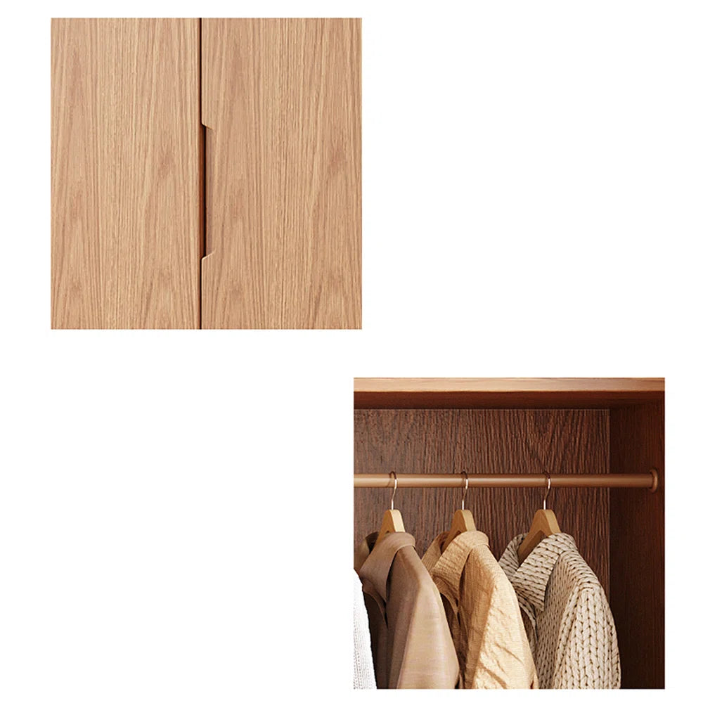 European style simple bedroom wardrobe