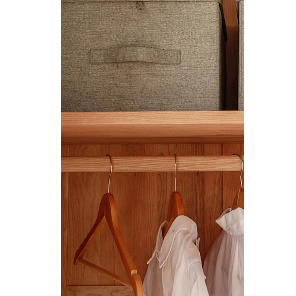 Chinese style retro exquisite bedroom wardrobe