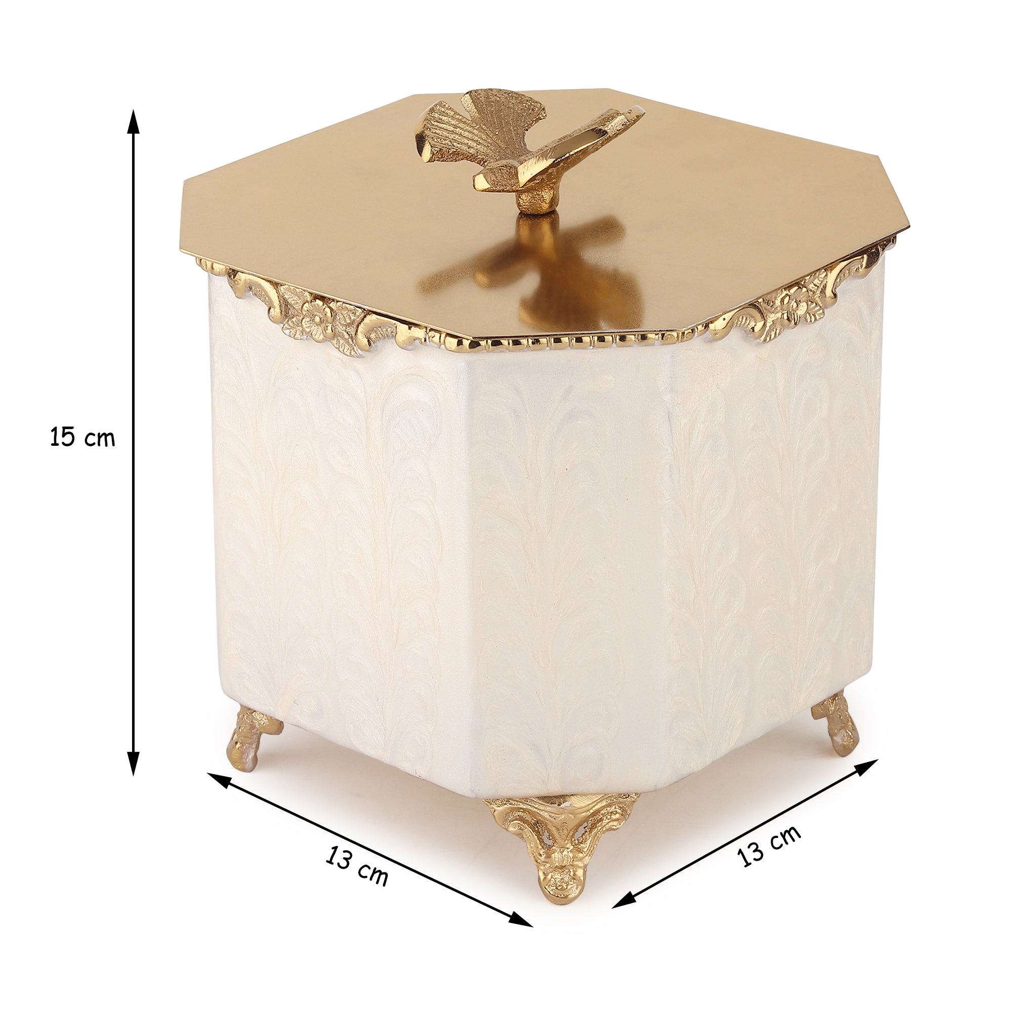 Avelion Ivory Pearl Large Storage Box