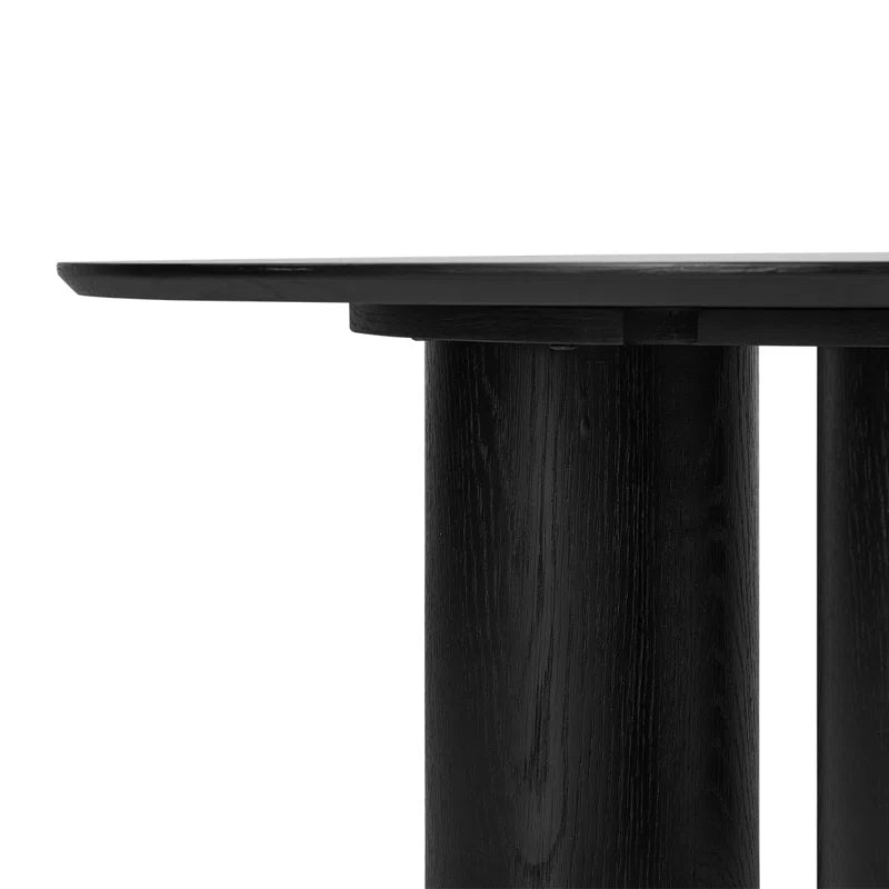 40" Drum With 3 Legs Pedestal Round Coffee Table