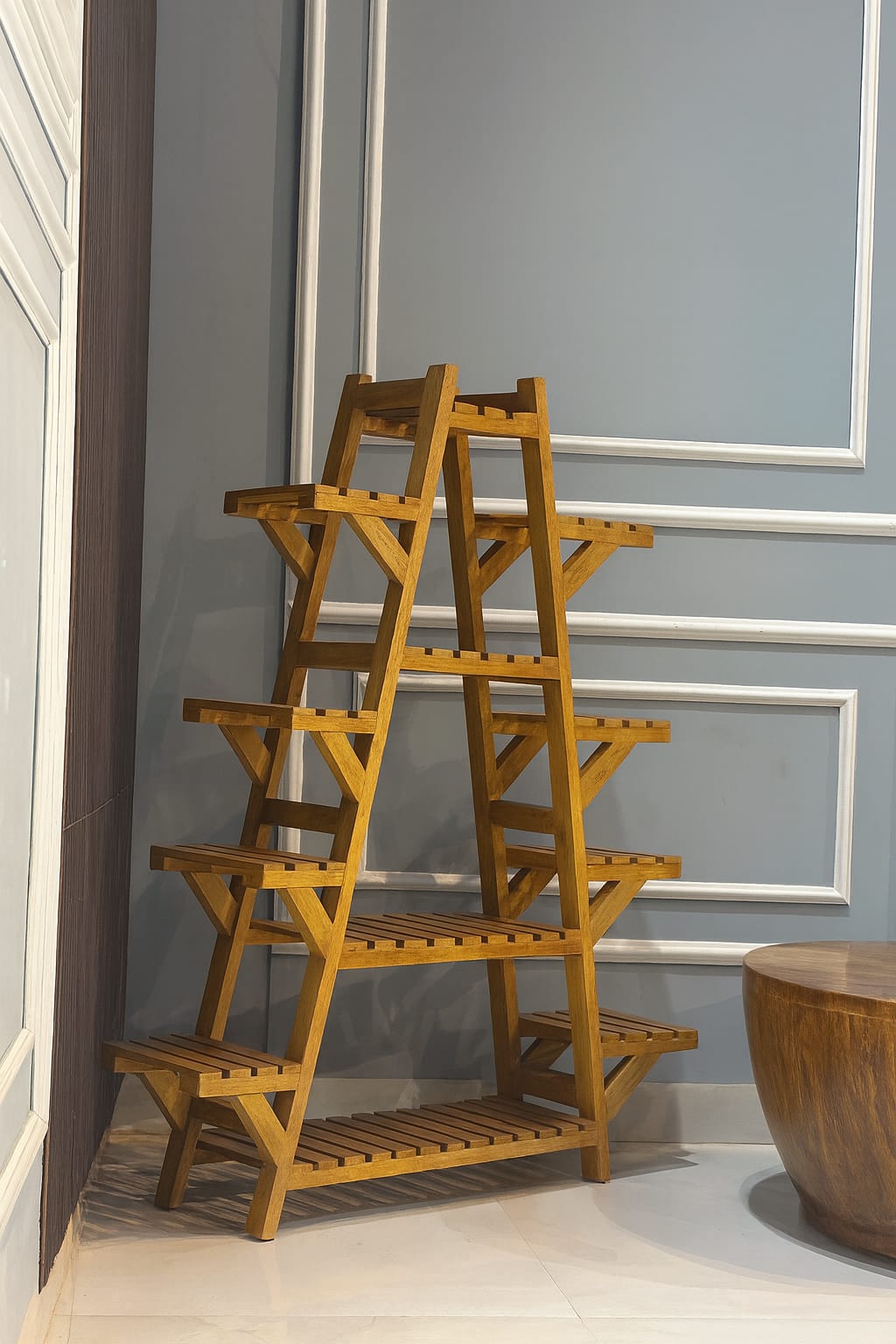 Bamboo Plant Shelf Stand 8 Tier for Indoor and Outdoor Use