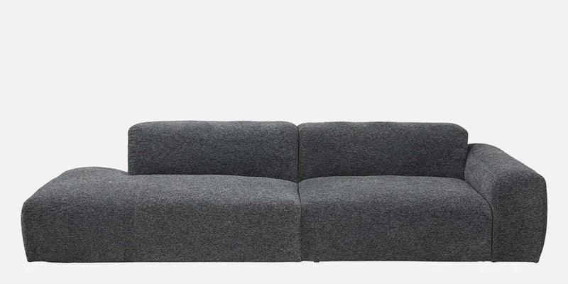 Fabric 3 Seater Sofa in Dark Grey Colour - Ouch Cart 