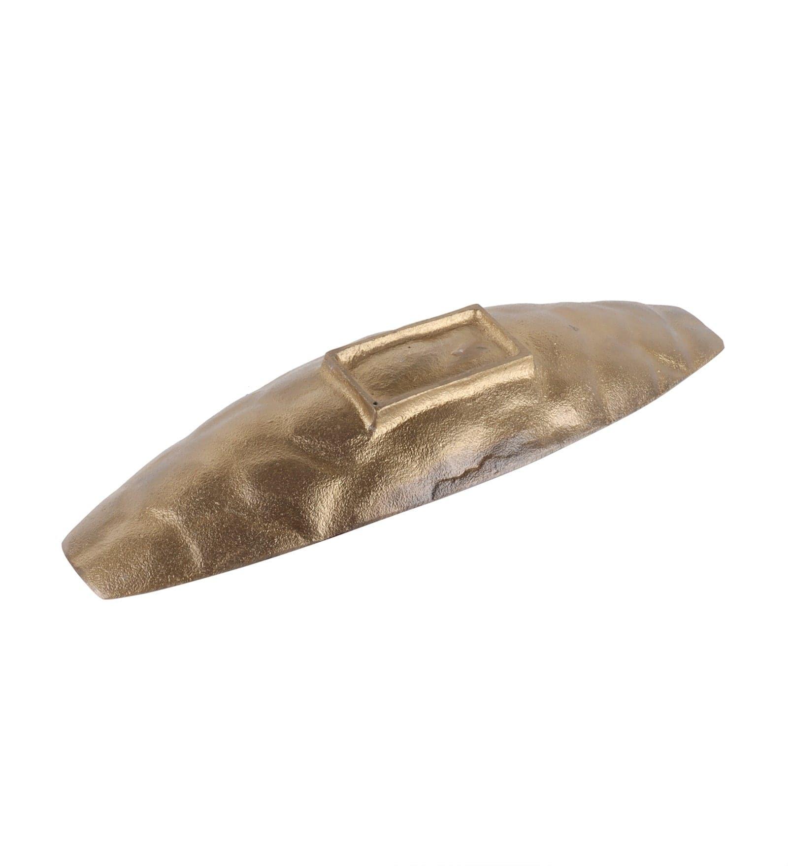 serving tray maroon gold - Ouch Cart 