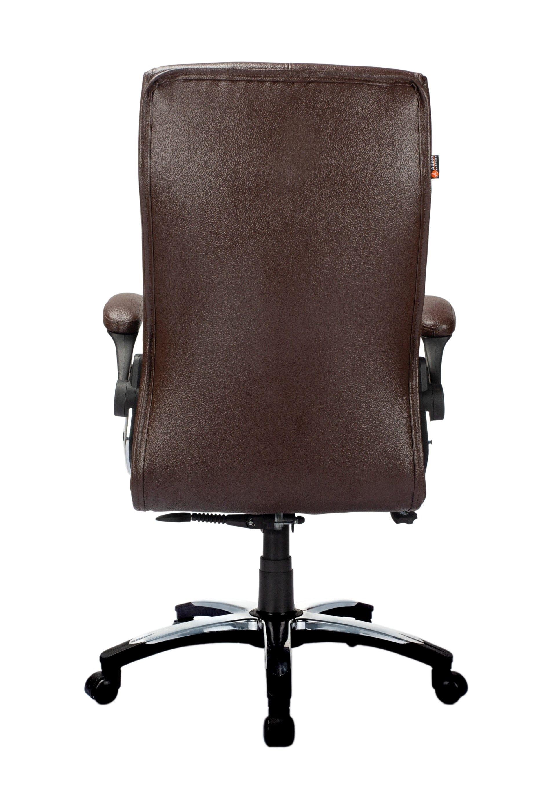 Adiko High Back Exceutive Chair in Brown - Ouch Cart 