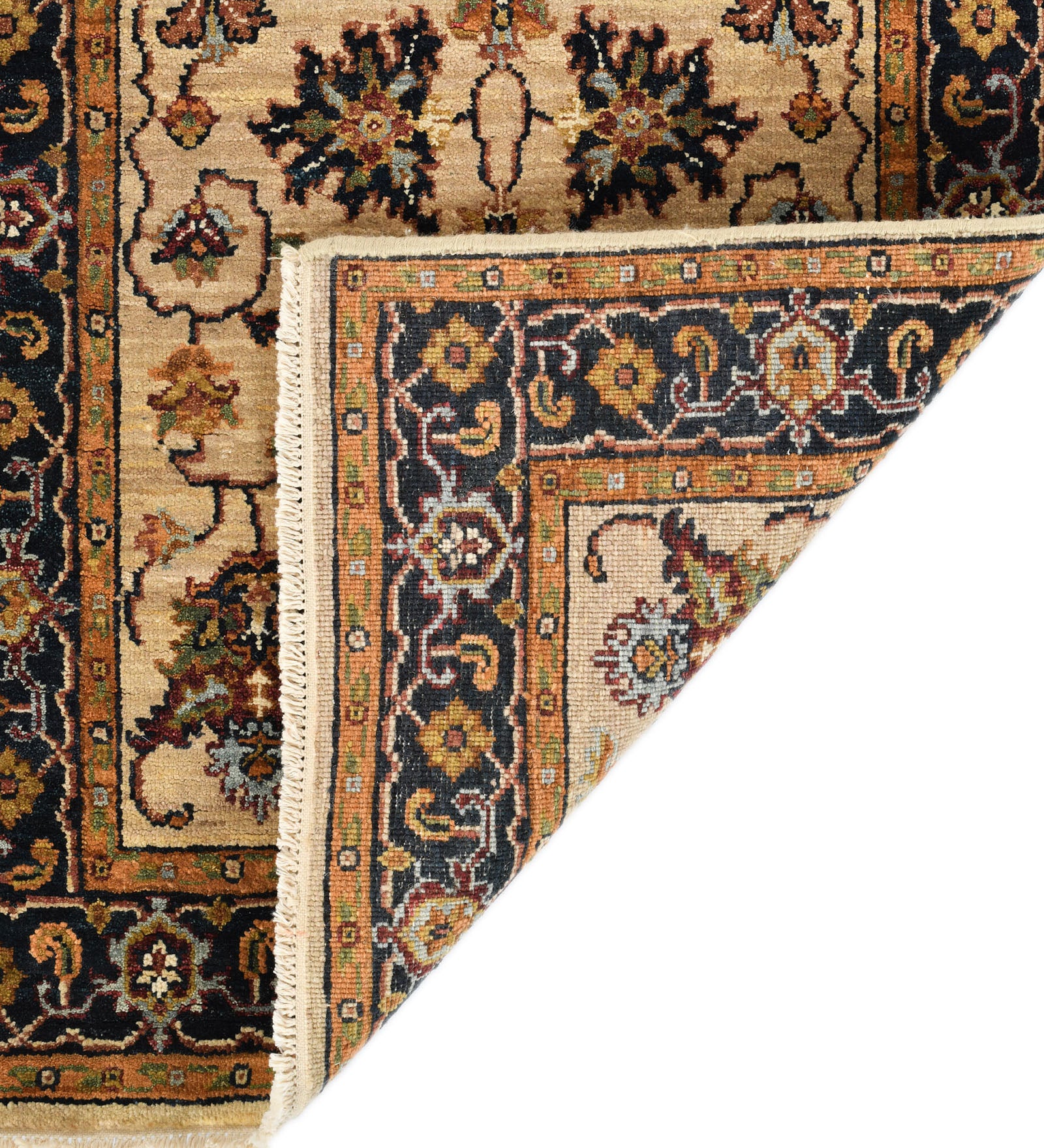 Heritage Classic Pattern Hand Knotted  Rectangle Anti-Skid Designer Carpet, Area Rug For Bed Room, Living Room - 2.6"X10'