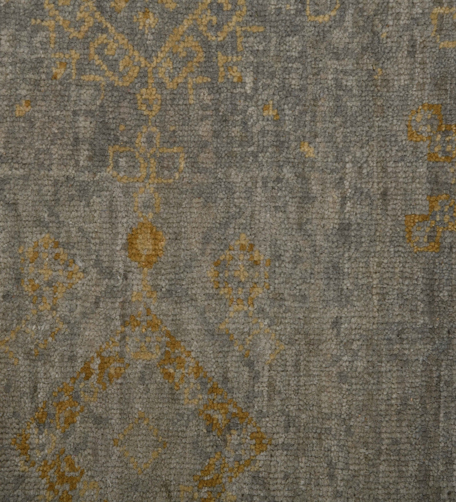 Kohinoor Transitional Pattern Hand Knotted  Rectangle Anti-Skid Designer Carpet, Prayer Rug For Office Cabins, Small Living Spaces - 2'X3'