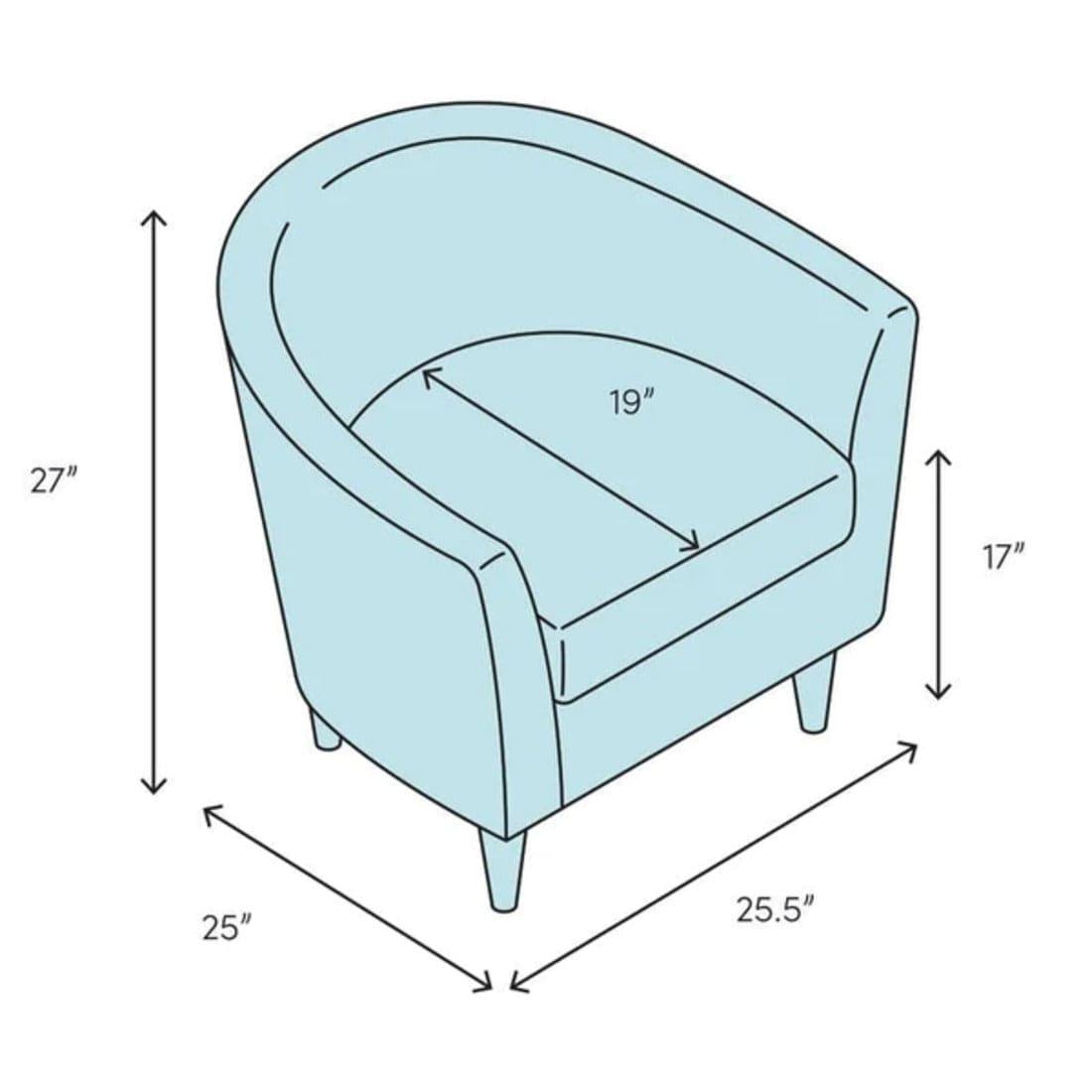 pitts accent chair with ottoman - Ouch Cart 