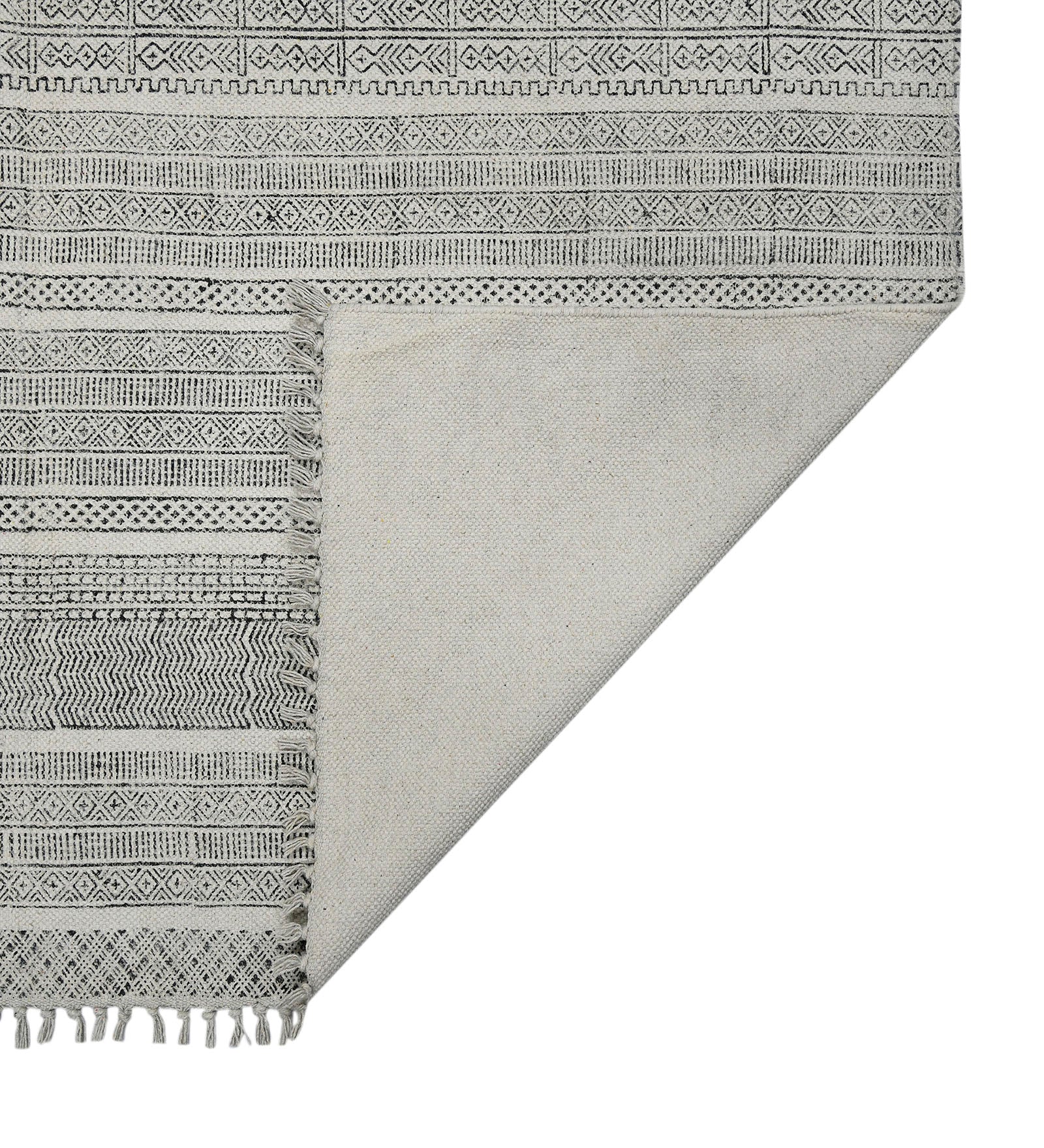 Dune Modern Pattern Hand Woven  Rectangle Anti-Skid Designer Carpet, Prayer Rug For Office Cabins, Small Living Spaces - 2'x3'