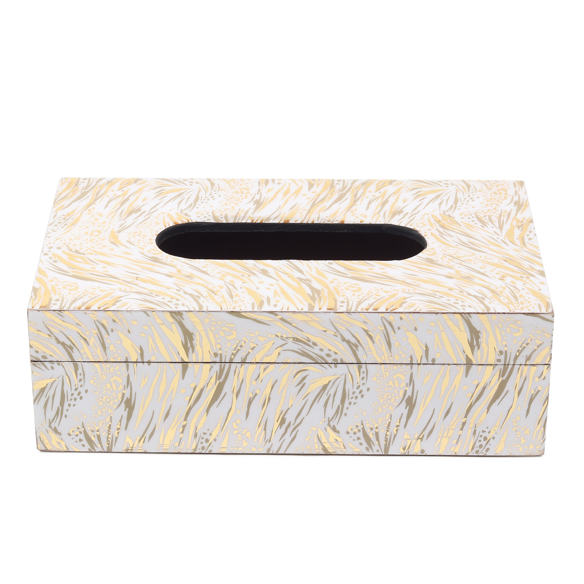 Zivra Gold Tissue Box  - Ouchcart