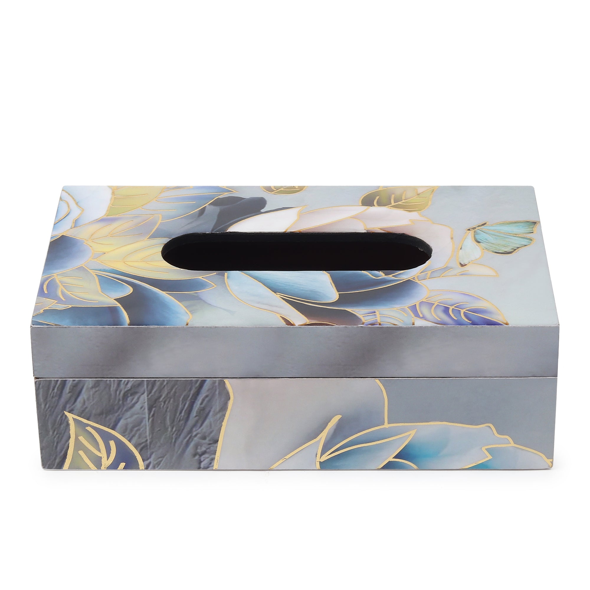 Azure Whisper Tissue Box